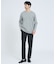 【SMART CLOSET】抗菌防臭 ポンチクルーネック 長袖Tシャツ