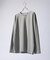 【SMART CLOSET】抗菌防臭 ポンチクルーネック 長袖Tシャツ