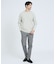 【SMART CLOSET】抗菌防臭 ポンチクルーネック 長袖Tシャツ