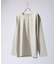 【SMART CLOSET】抗菌防臭 ポンチクルーネック 長袖Tシャツ