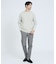 【SMART CLOSET】抗菌防臭 ポンチクルーネック 長袖Tシャツ