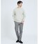 【SMART CLOSET】抗菌防臭 ポンチクルーネック 長袖Tシャツ