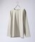 【SMART CLOSET】抗菌防臭 ポンチクルーネック 長袖Tシャツ