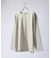 【SMART CLOSET】抗菌防臭 ポンチクルーネック 長袖Tシャツ