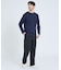 【SMART CLOSET】抗菌防臭 ポンチクルーネック 長袖Tシャツ