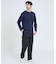 【SMART CLOSET】抗菌防臭 ポンチクルーネック 長袖Tシャツ