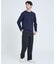 【SMART CLOSET】抗菌防臭 ポンチクルーネック 長袖Tシャツ