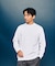 【SMART CLOSET】シルキータッチ モックネック 長袖Tシャツ