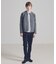 【SMART CLOSET】シルキータッチ モックネック 長袖Tシャツ