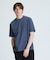 シュリンク天竺 クルーネック半袖Tシャツ