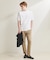 【SMART CLOSET/WEB限定】シルキータッチ モックネック 半袖Tシャ