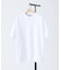 【SMART CLOSET/WEB限定】シルキータッチ モックネック 半袖Tシャ