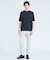 【SMART CLOSET/WEB限定】シルキータッチ モックネック 半袖Tシャ