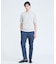 【SMART CLOSET/WEB限定】シルキータッチ モックネック 半袖Tシャ