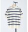 ブークレー マルチボーダー ニットTシャツ