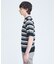 ブークレー マルチボーダー ニットTシャツ