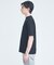 【凹凸編み】リンクス ブロック 半袖Tシャツ