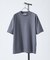 【凹凸編み】リンクス ブロック 半袖Tシャツ