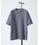 【凹凸編み】リンクス ブロック 半袖Tシャツ