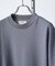 【凹凸編み】リンクス ブロック 半袖Tシャツ