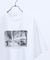 PARIS BACK ALLEY フォトプリント 半袖Tシャツ / オーバーサイ