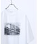 PARIS BACK ALLEY フォトプリント 半袖Tシャツ / オーバーサイ