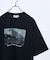 PARIS BACK ALLEY フォトプリント 半袖Tシャツ / オーバーサイ