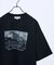 PARIS BACK ALLEY フォトプリント 半袖Tシャツ / オーバーサイ