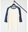 【JEMORGAN /ジェーイーモーガン 】ワッフルラグランスリーブ７分袖Tシャ