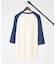 【JEMORGAN /ジェーイーモーガン 】ワッフルラグランスリーブ７分袖Tシャ