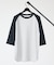 【JEMORGAN /ジェーイーモーガン 】ワッフルラグランスリーブ７分袖Tシャ