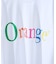【byeA. / バイエー】NOT APPLE TEE ORANGE / ノット