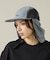 【POLeR/ポーラー】SUNGUARD SURFCAP/サンガード付キャップ