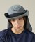 【POLeR/ポーラー】SUNGUARD SURF HAT/サンガード付ハット