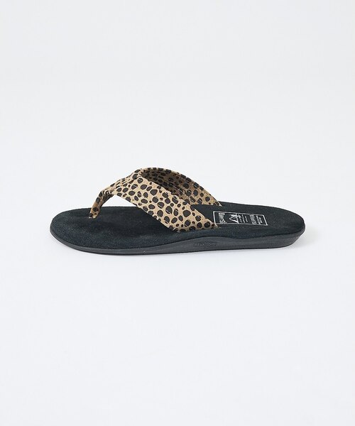 ISLAND SLIPPER / アイランドスリッパ】LEOPARD SAND｜アバハウスの