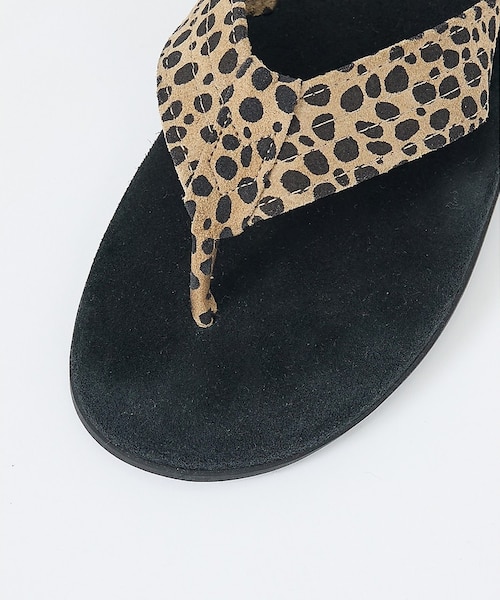 ISLAND SLIPPER / アイランドスリッパ】LEOPARD SAND｜アバハウスの