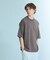 【接触冷感】 サマーニットTシャツ / オーバーサイズ