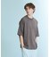 【接触冷感】 サマーニットTシャツ / オーバーサイズ