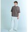 【接触冷感】 サマーニットTシャツ / オーバーサイズ