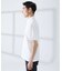 【SMART CLOSET】シルケット天竺 ボタンダウン半袖ポロシャツ / 接触