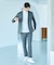【SMART CLOSET】シルケット天竺 ボタンダウン半袖ポロシャツ / 接触
