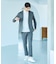 【SMART CLOSET】シルケット天竺 ボタンダウン半袖ポロシャツ / 接触