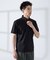 【SMART CLOSET】シルケット天竺 ボタンダウン半袖ポロシャツ / 接触