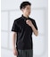 【SMART CLOSET】シルケット天竺 ボタンダウン半袖ポロシャツ / 接触