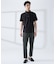 【SMART CLOSET】シルケット天竺 ボタンダウン半袖ポロシャツ / 接触