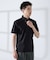 【SMART CLOSET】シルケット天竺 ボタンダウン半袖ポロシャツ / 接触