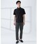 【SMART CLOSET】シルケット天竺 ボタンダウン半袖ポロシャツ / 接触