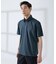 【SMART CLOSET】シルケット天竺 ボタンダウン半袖ポロシャツ / 接触