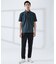 【SMART CLOSET】シルケット天竺 ボタンダウン半袖ポロシャツ / 接触