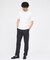 【SMART CLOSET】シルケット天竺 ワイドリブ Tシャツ / 接触冷感